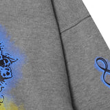 "CITY OF ANGELS" HOODIE IN HEATHER GREY