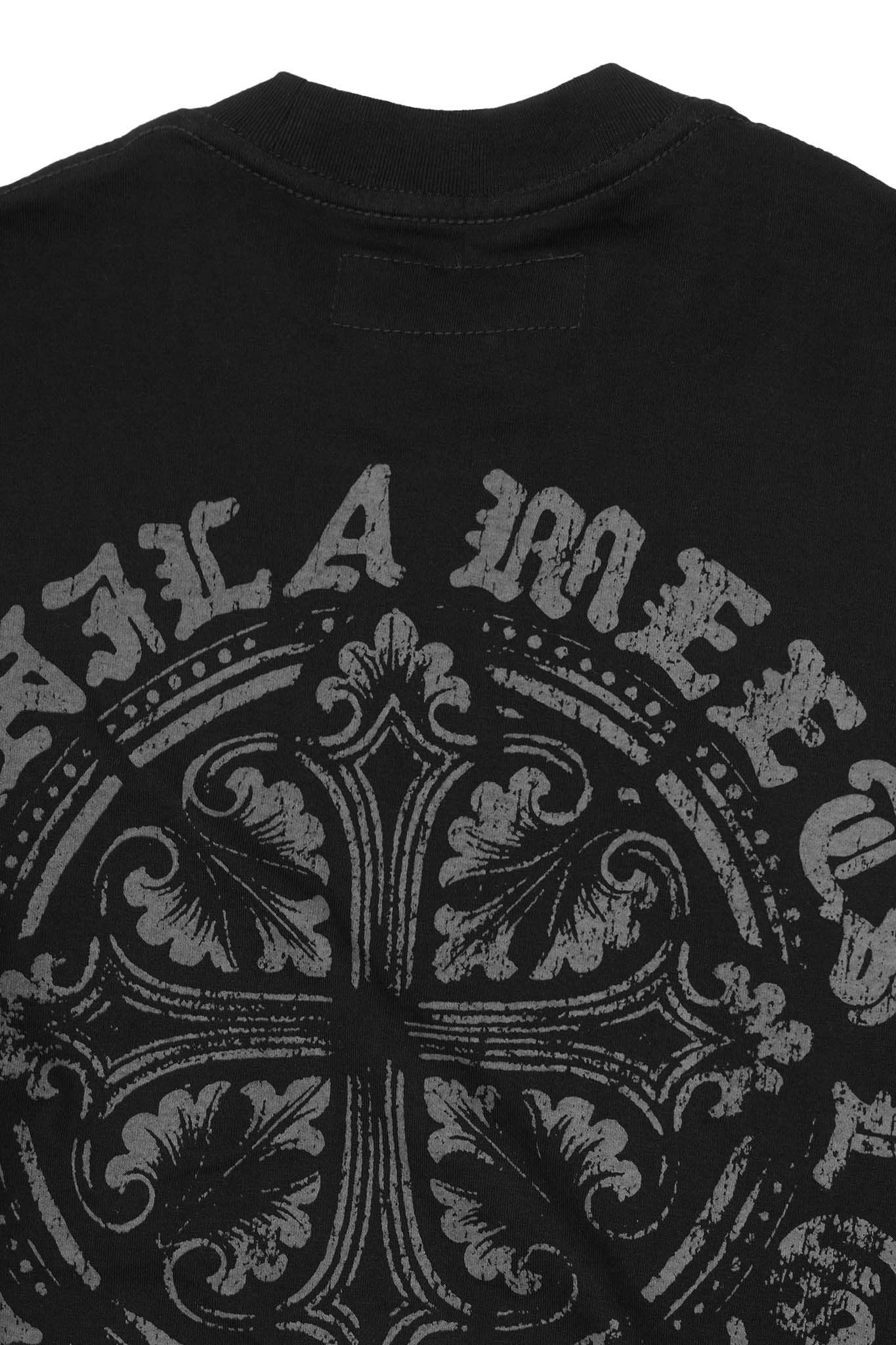 "IRON CROSS" TEE IN ANTHRACITE