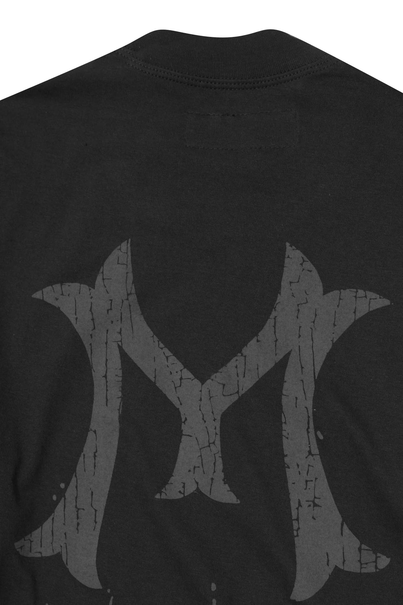 "HITTER" V3 MOCK NECK LITE TEE IN CAVIAR