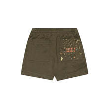 "PAINT SPLAT" LITTLE HUMAN™ PLEATED SHORTS IN OLIVE