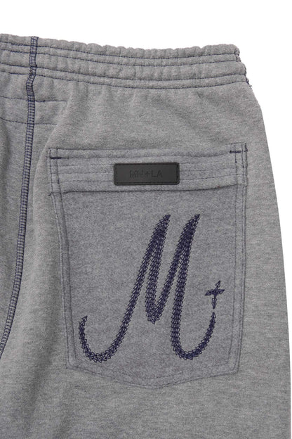 M+ EXO™ CUTOFF PANTS IN HEATHER GREY/NAVY