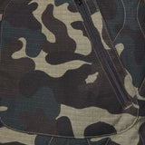 "FLOW" BOMBER JACKET IN WOODLAND CAMO