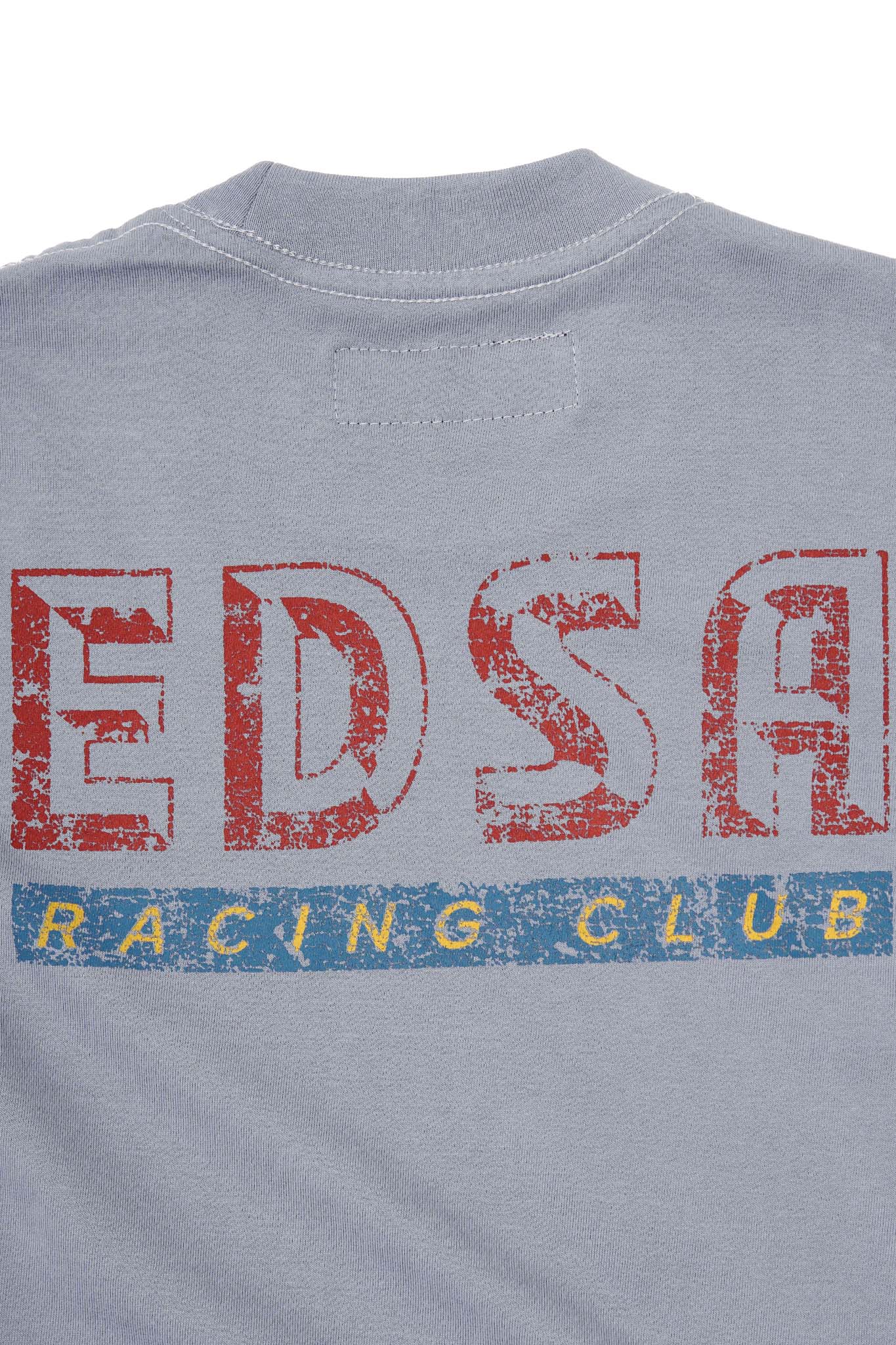 "EDSA RACING CLUB" TEE IN GLACIER