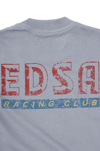 "EDSA RACING CLUB" TEE IN GLACIER