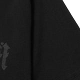 M'$ PAISLEY PATCHWORK MILITIA MOCK NECK TEE IN CAVIAR