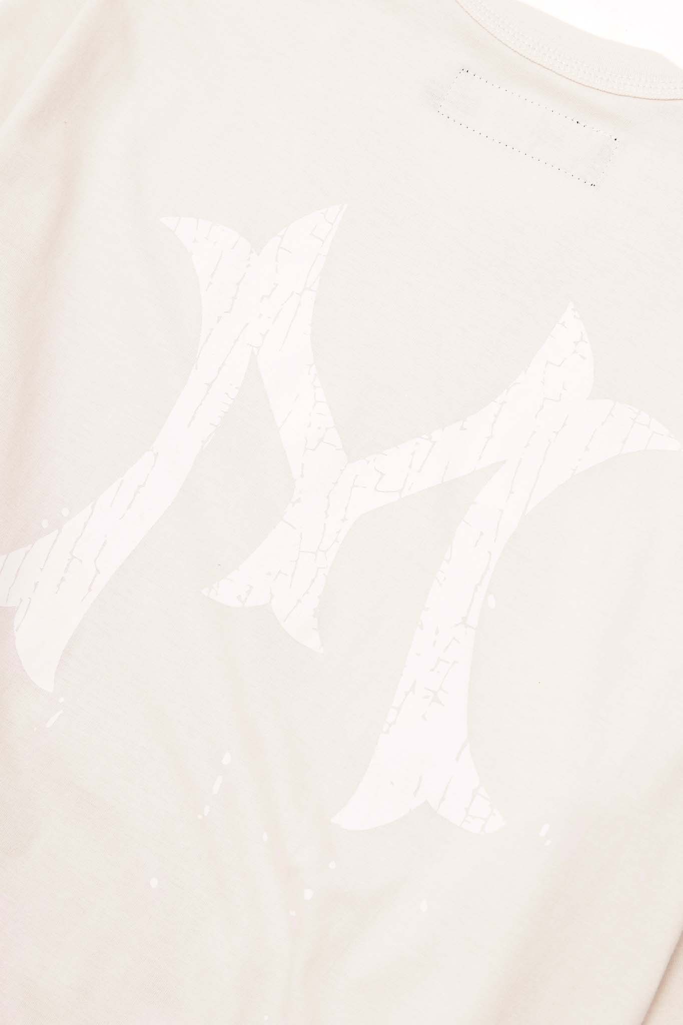 "HITTER" V3 MILITIA MOCK NECK LITE TEE IN POWDER PINK