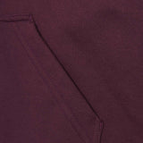 CUTOFF HOODIE IN WINE