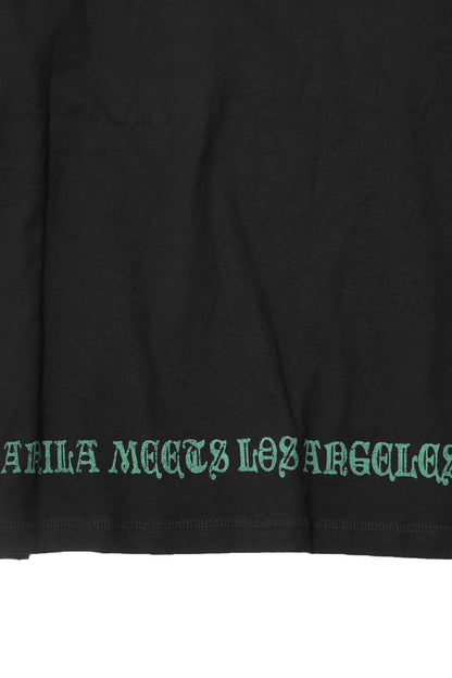 "ECHOES OF HEAVEN" TEE IN ANTHRACITE