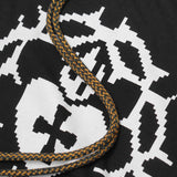 "DIGITAL SACRED HEART" HOODIE IN CAVIAR