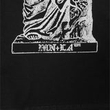 M'$ MOTHERLAND LONGSLEEVE TEE IN CAVIAR