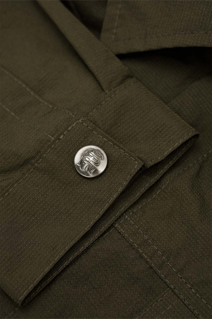 SHINOBI OVERSHIRT IN OLIVE