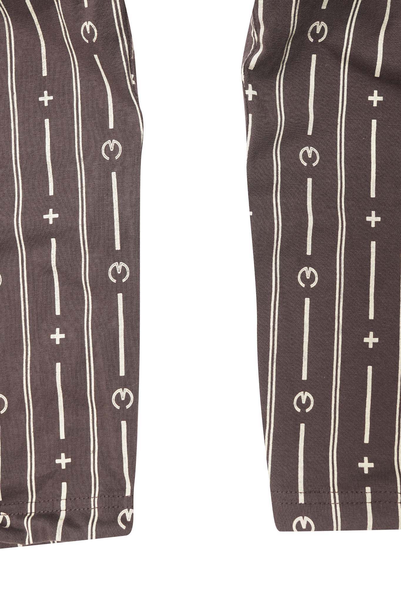 M+ PINSTRIPED OVERPOCKET PHAT PANTS IN CHARCOAL GREY