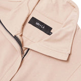QUARTER ZIP L/S TEE IN ALABASTER