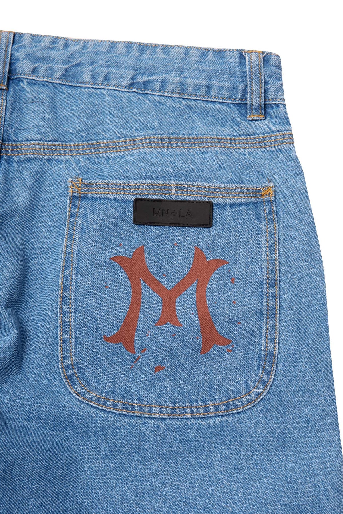 "HITTER" PHAT SHORTS IN ACID BLUE