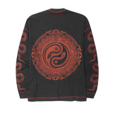 "YEAR OF THE SNAKE" MILITIA LONGSLEEVE TEE IN ANTHRACITE