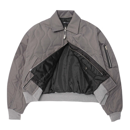 FLIGHT BOMBER JACKET IN NARDO GREY