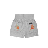 "BURNING STALLION" KNUCKLEHEAD MESH SHORTS V2 IN CEMENT