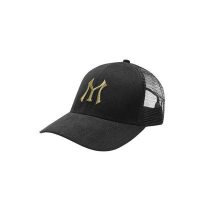"HITTER" TRUCKER HAT IN ANTHRACITE/OLIVE