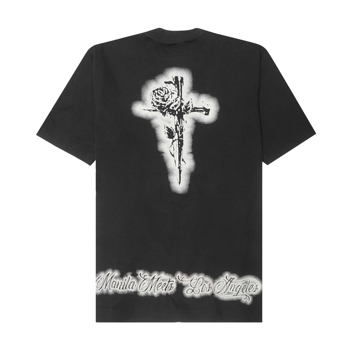 "CITY OF ANGELS" TEE IN ANTHRACITE