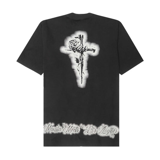 "CITY OF ANGELS" TEE IN ANTHRACITE