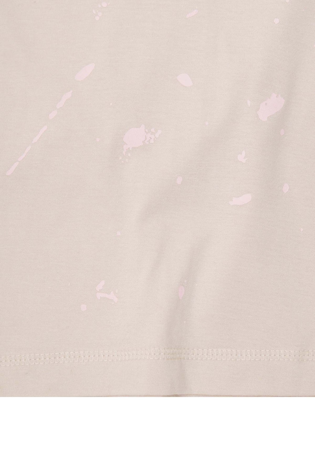 "HITTER" V3 MILITIA MOCK NECK LITE TEE IN PALE ROSE
