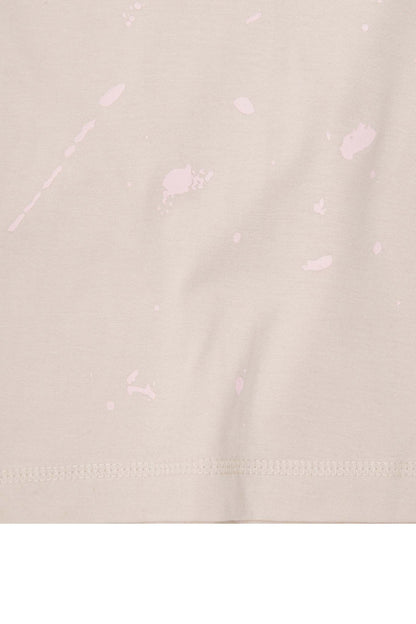 "HITTER" V3 MILITIA MOCK NECK LITE TEE IN PALE ROSE