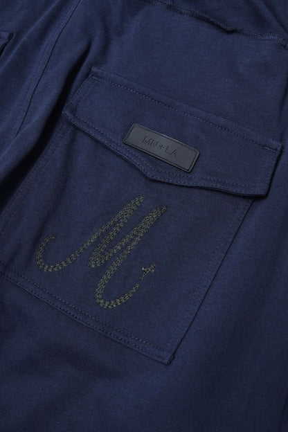 M+ VEINS PANTS IN NAVY