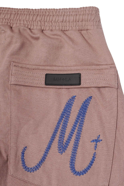 M+ BOOTCUT PANTS IN MAUVE