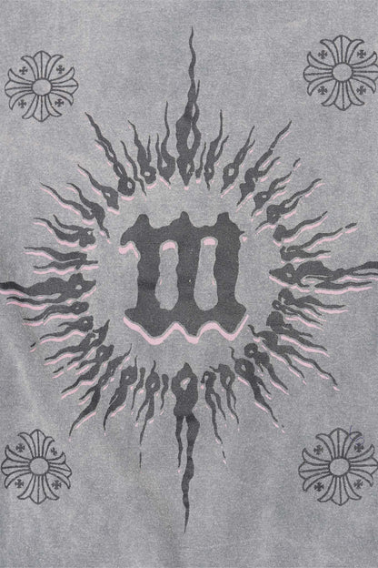 "MONARCH CROSS" TEE IN CEMENT