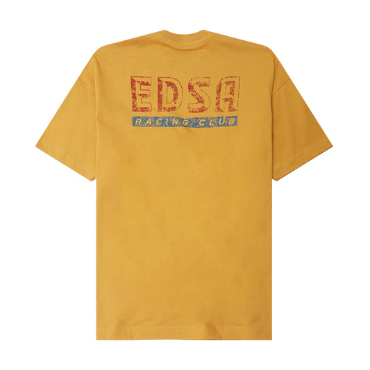 "EDSA RACING CLUB" TEE IN MUSTARD