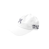 "HITTER" V3 5 PANEL HAT IN WHITE/NAVY