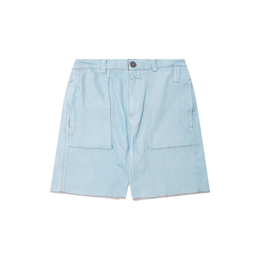 "VAPOR BLUE" OVERPOCKET PHAT SHORTS