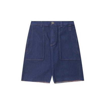 "COLD NAVY" OVERPOCKET PHAT SHORTS