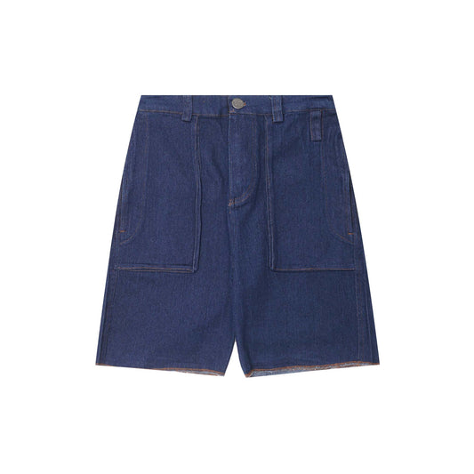 "COLD NAVY" OVERPOCKET PHAT SHORTS