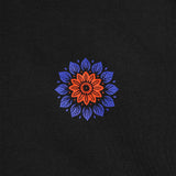 "TEMPLE BLOOM" HOODIE IN CAVIAR