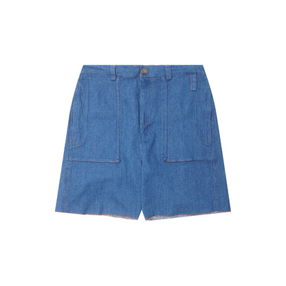 "TRUE BLUE" OVERPOCKET PHAT SHORTS