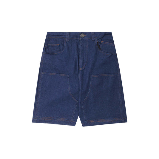 "COLD NAVY" DOUBLE KNEE PHAT SHORTS
