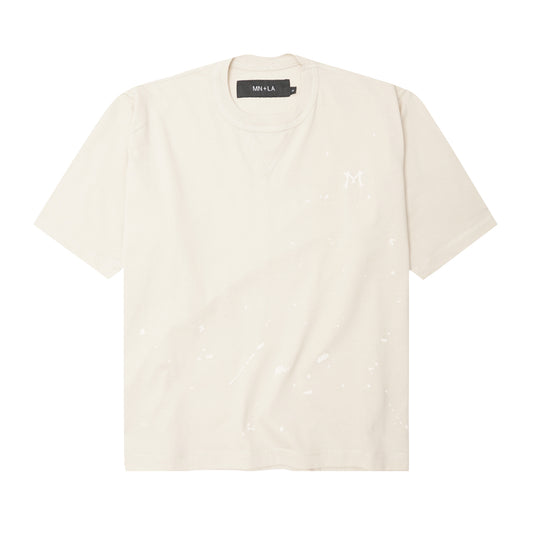 "HITTER" V3 MILITIA MOCK NECK LITE TEE IN POWDER PINK