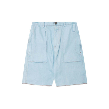 "VAPOR BLUE" OVERPOCKET PHAT SHORTS