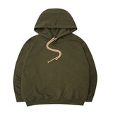 CLASSIC SNAP HOODIE IN OLIVE