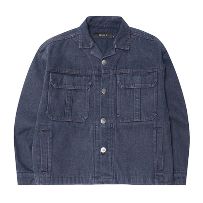 CHORE JACKET V2 IN FOG DENIM