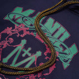 "FAST LANE" HOODIE IN NAVY