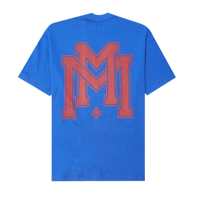 M'$ UNIVERSITY V2 TEE IN ELECTRIC BLUE