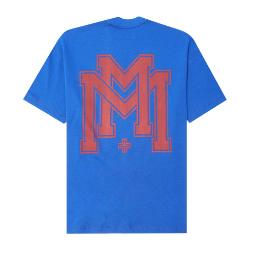 M'$ UNIVERSITY V2 TEE IN ELECTRIC BLUE