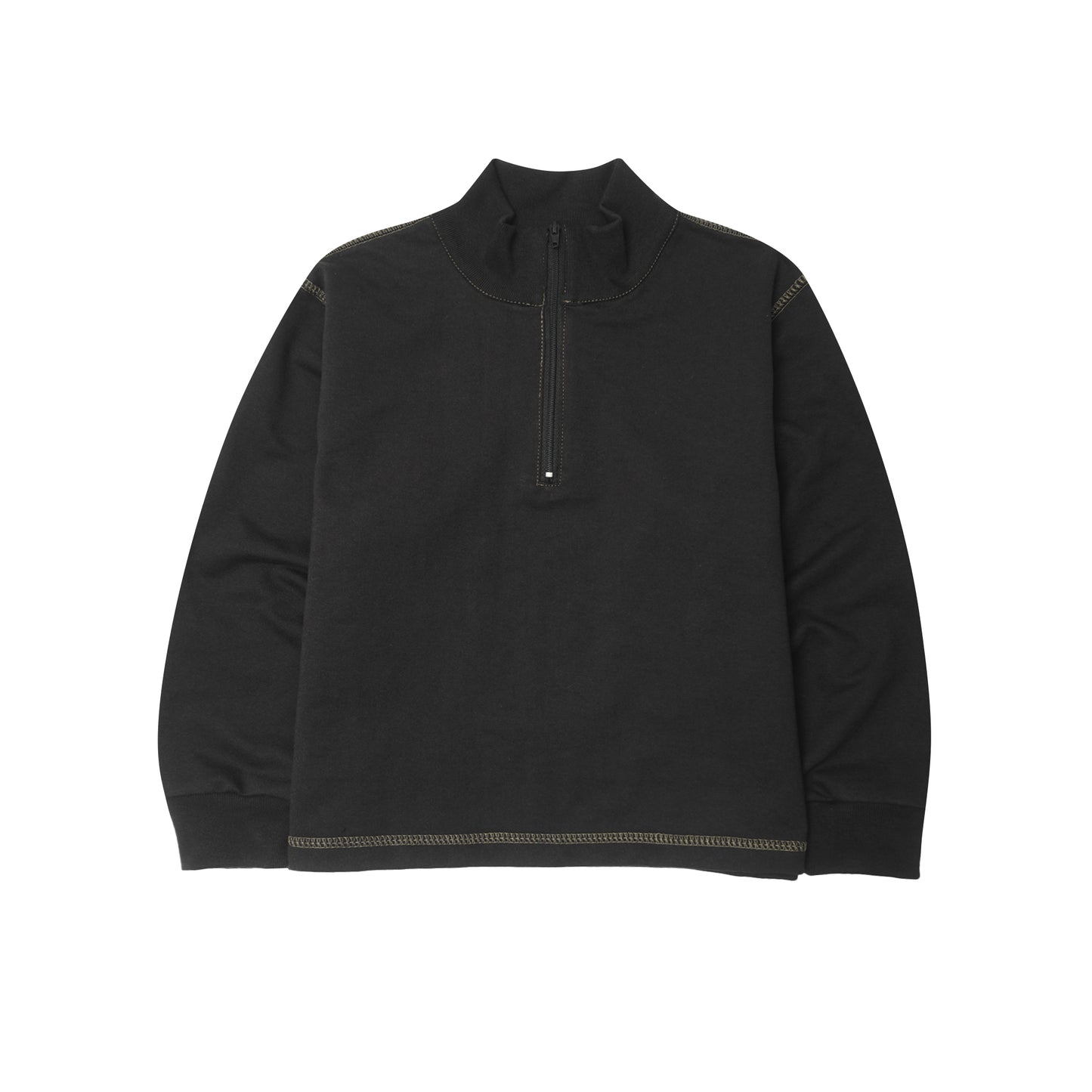 LITTLE HUMAN™ QUARTER ZIP IN ANTHRACITE/OLIVE