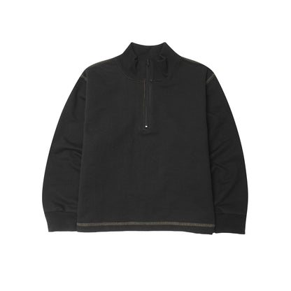LITTLE HUMAN™ QUARTER ZIP IN ANTHRACITE/OLIVE