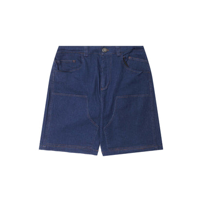 "COLD NAVY" DOUBLE KNEE PHAT SHORTS
