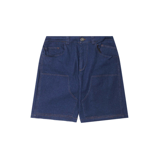 "COLD NAVY" DOUBLE KNEE PHAT SHORTS