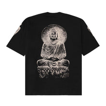 "THE ENLIGHTENED ONE" TEE IN CAVIAR