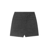 PLEATED HOUSE SHORTS IN MIDNIGHT HEATHER
